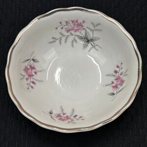 Favolina Karolina‎ Jarolina Poland 3879 Fruit BowlSilver Scalloped Floral 6